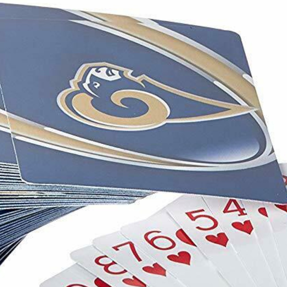 NFL LA Rams Playing Cards Deck Los Angeles CA Pro Football Playing Game NIB - Picture 5 of 6